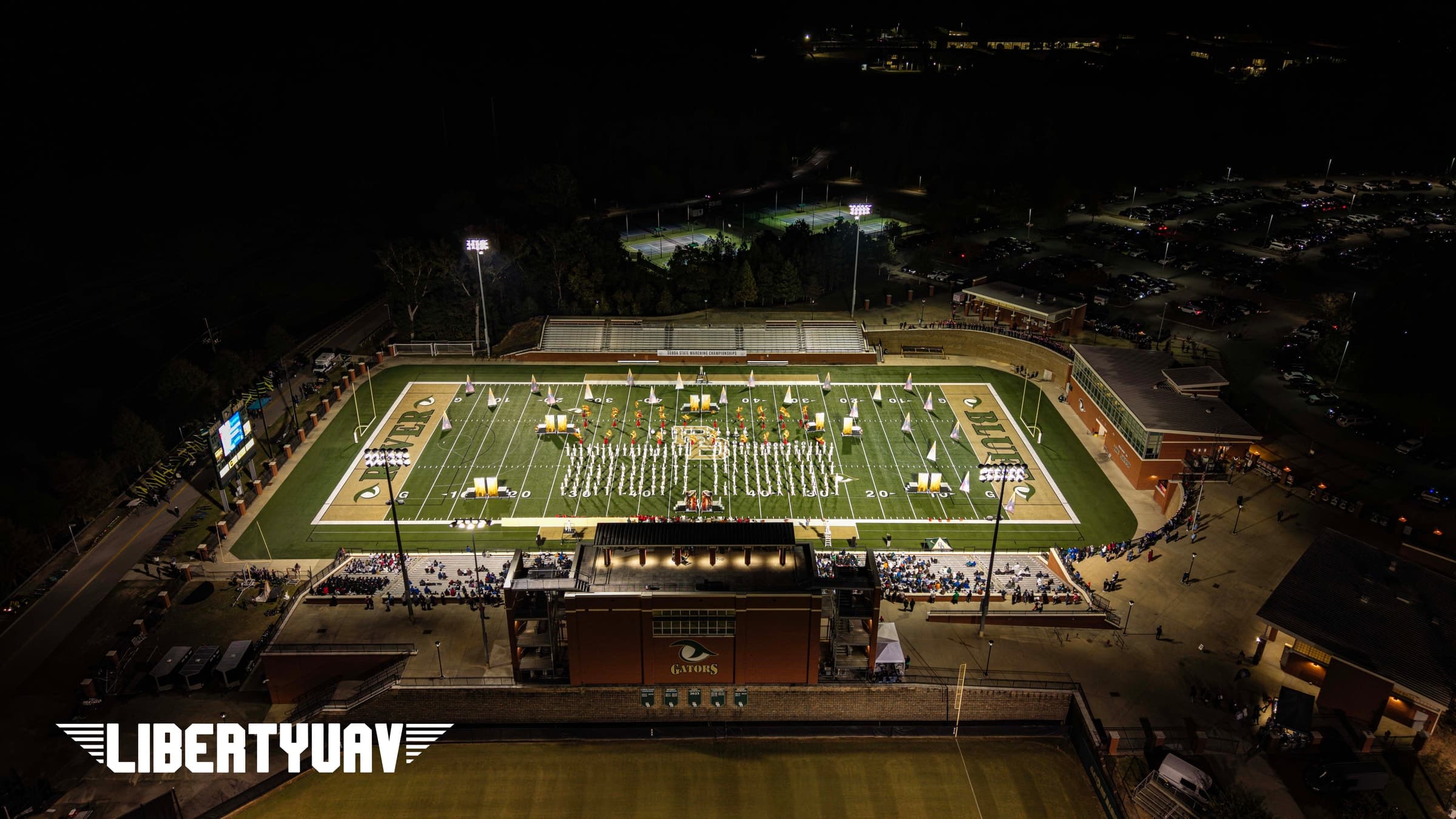 5A state marching band competition at Spring Valley High School — Columbia, SC